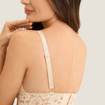 Women's Lace Nursing Bralette Beige