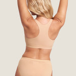 Women's Crossover Racerback Nursing Bra White
