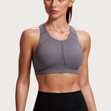 Women's High Neck Racerback Sports Bra The wild wood