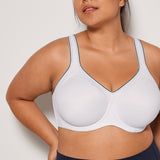 Women's Racerback Underwire Sport Bra White