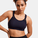 Women's Racerback Front Adjustable Sports Bra Navy