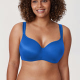 Women's Seamless Underwire Bra Sparkle Blue