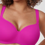 Women's Seamless Underwire Bra Rose Purple