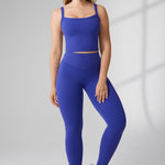 Women's Hugcurve No Front Seam Leggings 25" Royal Blues