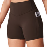 Women's Hugcurve No Front Seam Pockets Shorts 5" Royal Blues
