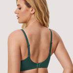Women's T-shirt Push Up Bra Midnight Emerald