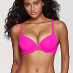 Women's Plunge Contour Bra Bright Fuchsia