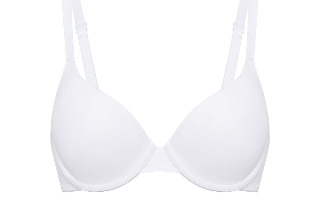 Women's Plunge Contour Bra White