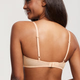 Women's Romantic Lace Plunge Bra Candy Pink