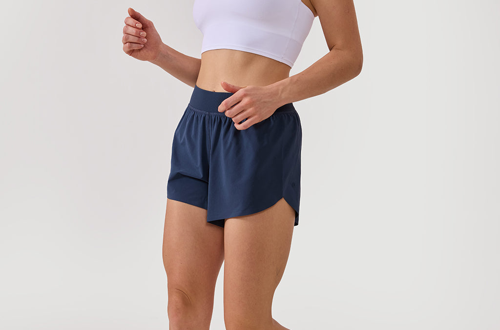 Women's Racerback Longline Sports Bra Black