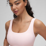 CRZ YOGA Women's U Back Sports Bra Strawberry Pink
