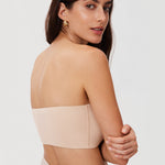 Women's Seamless Bandeau Bra Black