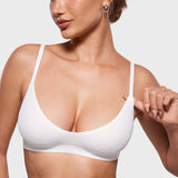 Women's Inbarely® Soft Plunge Bralette Snow White