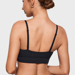 Women's Inbarely® Outwear Longline Triangle Bralette Black