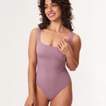 Women's Square Neck Bodysuit Orchid Rose