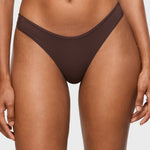 Women's V-shaped Low Rise Thongs 3 Pack Basic 5 (3pack)