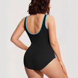 Women's Zipper One Piece Swimsuit Multi Color #3