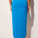 Women's Sexy Beach Cover Up Skirt Madagascar Blue @model_info:ES3