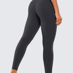 Women's Double Waistseam Leggings 25" Black