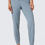 Women's Stretch Drawstring Jogger with Pockets 28'' Belgian Blue