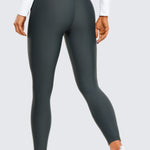 CRZ YOGA Women's Fleece Lined Leggings 25" Black