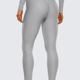 CRZ YOGA Women's Fleece Lined Leggings 25" Black