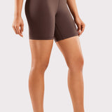 Women's Sleek Biker Shorts 6" Black