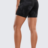 CRZ YOGA Women's Yoga Super High Waist Butterluxe Shorts 6'' Black