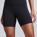 CRZ YOGA Women's Fast Dry Athletic Shorts 6" Black