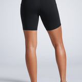 CRZ YOGA Women's Fast Dry Athletic Shorts 6" with Pockets Grey Sage