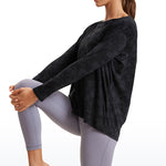Women's Pima Cotton Boat Neck Long Sleeve Shirts Misty Merlot