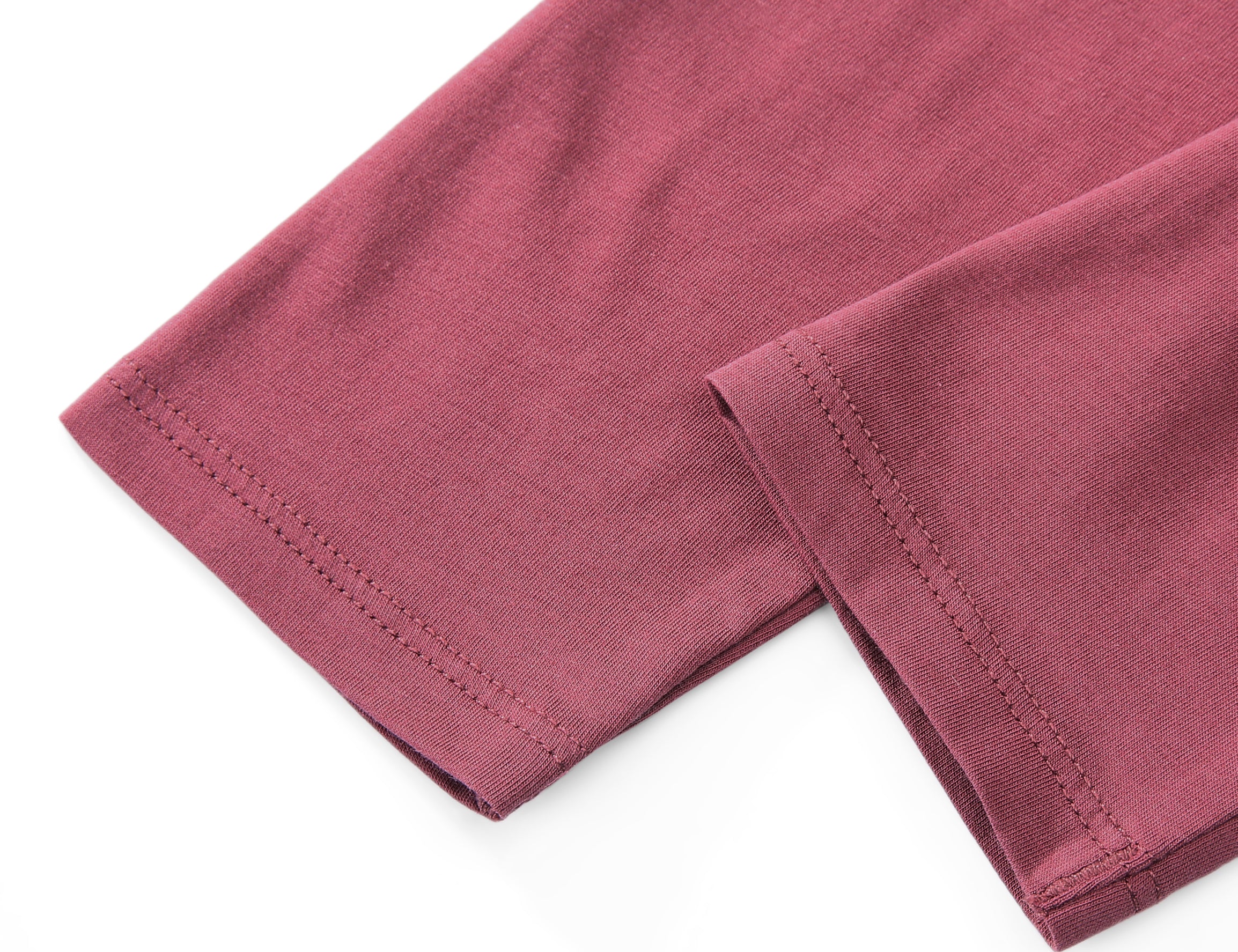 Women's Pima Cotton Boat Neck Long Sleeve Shirts Misty Merlot