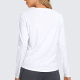 Women's Pima Cotton Long Sleeve Shirts Black
