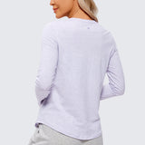 Women's Pima Cotton Long Sleeve Shirts Black