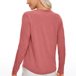 Women's Pima Cotton Long Sleeve Shirts White