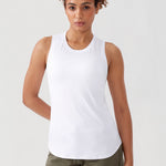 CRZ YOGA Women's Lightweight Racerback Tank Top Black