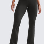CRZ YOGA Women's High Waist Flare Leggings 30.5" Olive Green