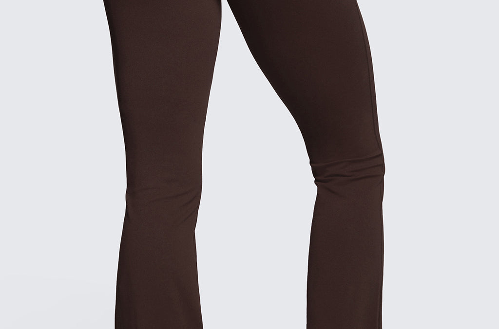 CRZ YOGA Women's High Waist Flare Leggings 30.5" True Navy