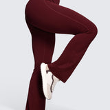 CRZ YOGA Women's High Waist Flare Leggings 30.5" Hot Fudge Brown