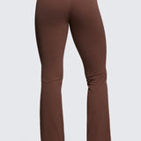 CRZ YOGA Women's High Waist Flare Leggings 29" Olive Green