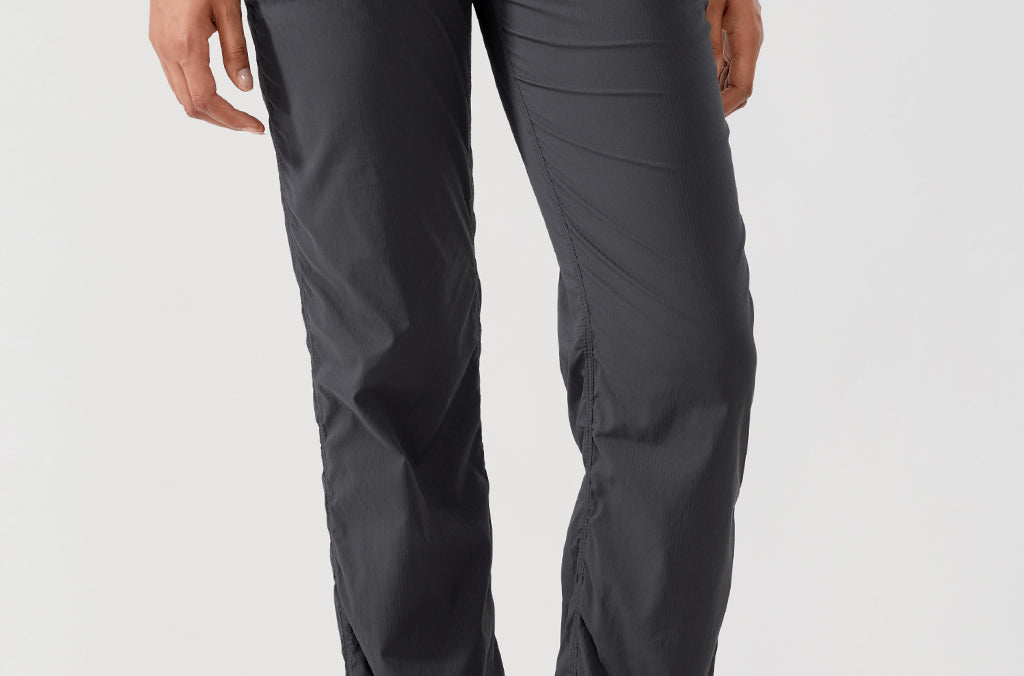 CRZ YOGA Women's Lightweight Straight Leg Pants 30" Ink Gray