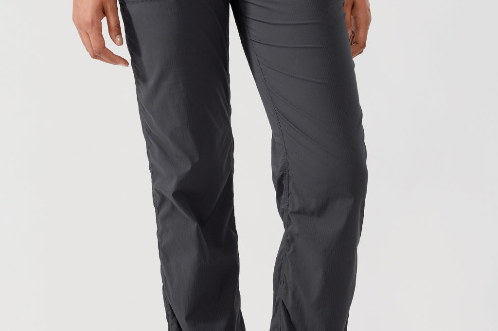 CRZ YOGA Women's Lightweight Straight Leg Pants 30" Ink Gray