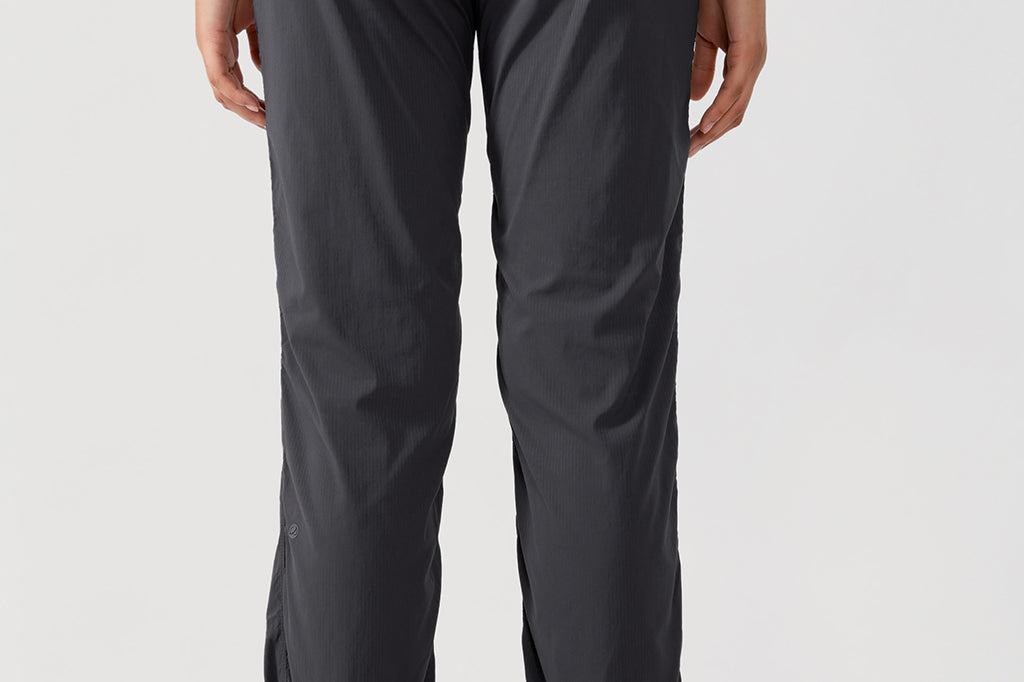 CRZ YOGA Women's Lightweight Straight Leg Pants 30" Ink Gray