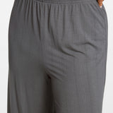 SOULVOR Wide Leg Casual Pants Moon Heather Grey