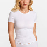 SOULVOR Short Sleeve Crew Neck T-Shirt White