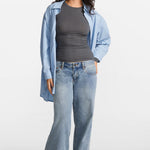 SOULVOR Long Sleeve Crew Neck T-Shirt Twilight Gray