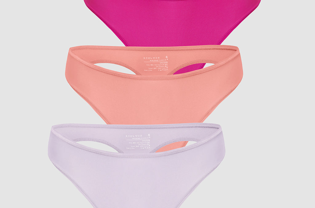 Women's Stretchy Low Rise Thongs 3 Pack Chic 2 (3pack)