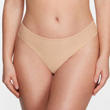 Women's Stretchy Low Rise Thongs 3 Pack Beige (3pack)