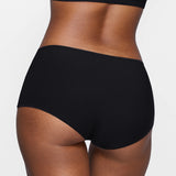 Women's Stretchy Mid Waist Boy Shorts 3 Pack Basic 3 (3pack)