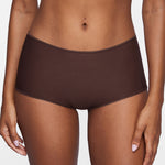 Women's Stretchy Mid Waist Boy Shorts 3 Pack Hazelnut (3pack)